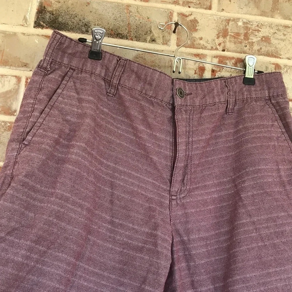 Retrofit Mauve Tailored Men’s Cotton Shorts - Picture 2 of 10